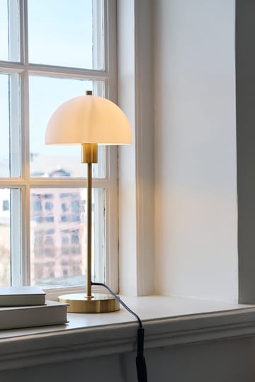Vienda bordlampe - messing-hvit - Herstal