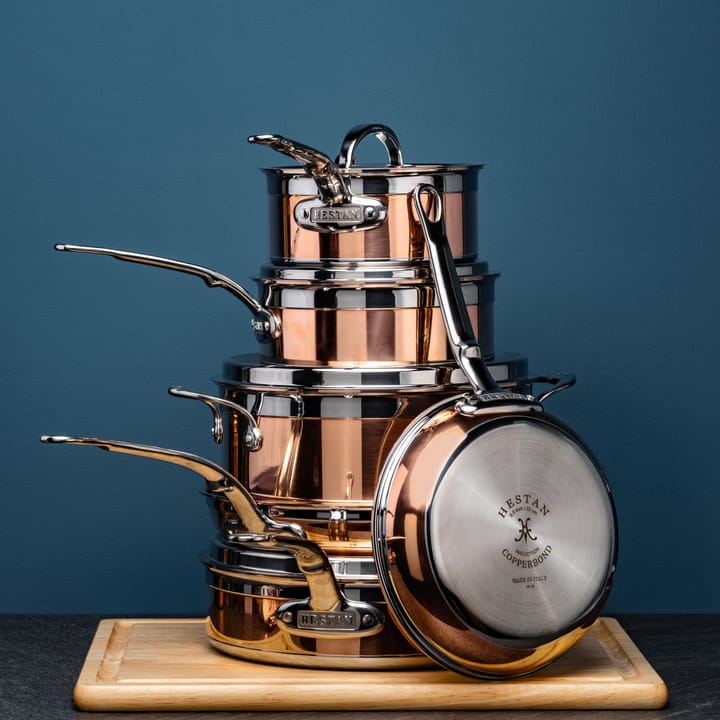Hestan Copperbond gryte- og stekepannesett, 10 deler Hestan