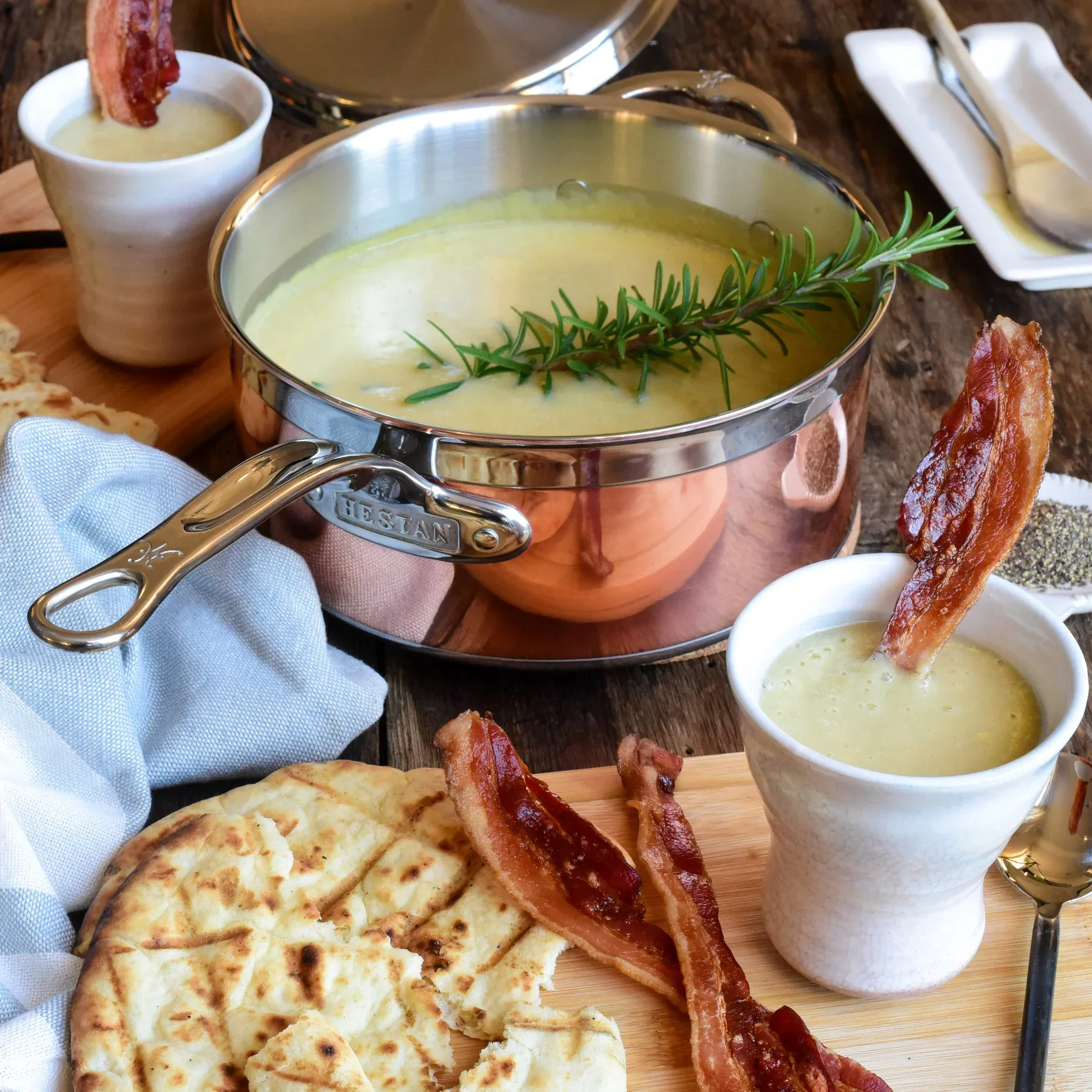 Hestan Copperbond kasserolle, 3,8 L Hestan