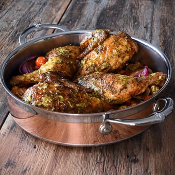 Hestan Copperbond Sauteuse med lokk - 3,3 L - Hestan
