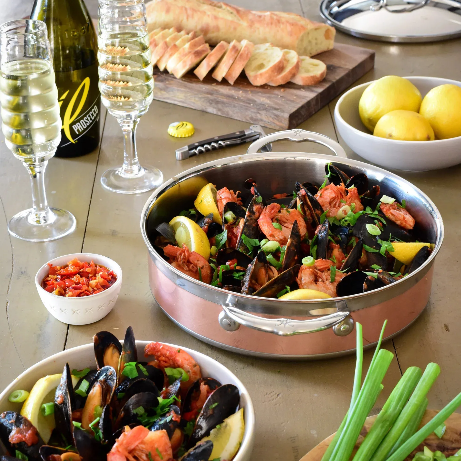 Hestan Copperbond Sauteuse med lokk, 3,3 L Hestan