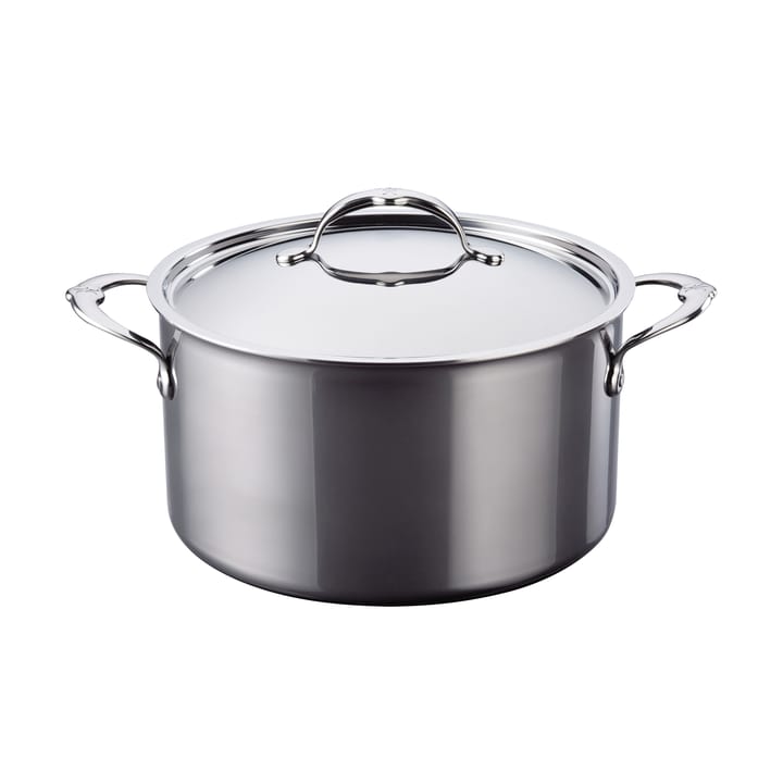 Hestan Nanobond gryte med lokk 7,6 L - Rustfritt stål - Hestan