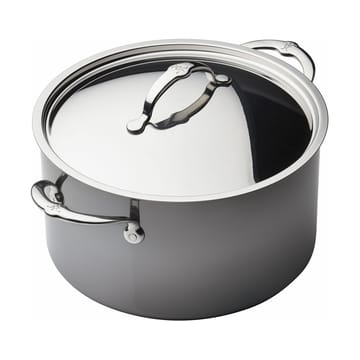 Hestan Nanobond gryte med lokk 7,6 L - Rustfritt stål - Hestan