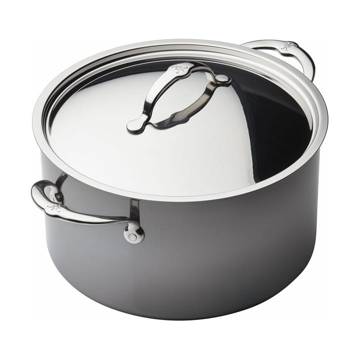 Hestan Nanobond gryte med lokk 7,6 L, Rustfritt stål Hestan