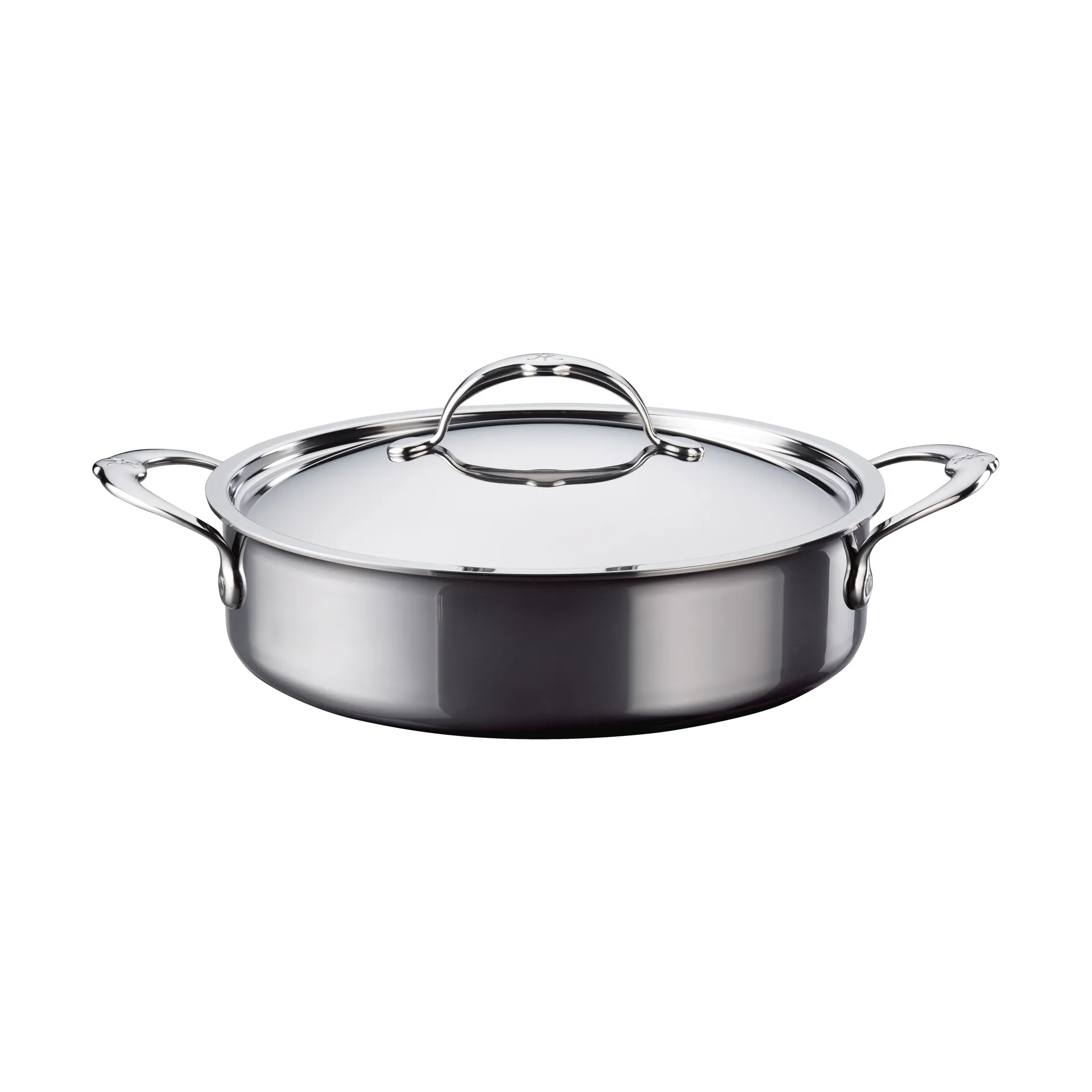 Hestan Nanobond sauteuse med lokk 26 cm, Rustfritt stål Hestan