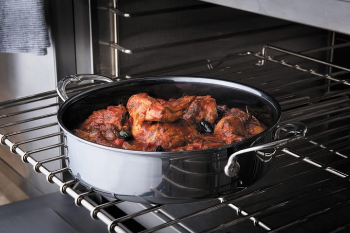 Hestan Nanobond sauteuse med lokk 26 cm, Rustfritt stål Hestan
