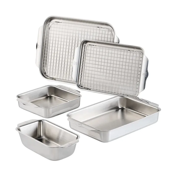 Hestan Ovenbond essential ovnsett - Rustfritt stål, 7 deler - Hestan