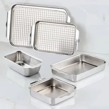 Hestan Ovenbond essential ovnsett - Rustfritt stål, 7 deler - Hestan