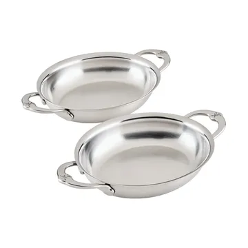 Hestan Provisions oval gratengform - Mini, åpen, 2-pakning, 17 cm - Hestan