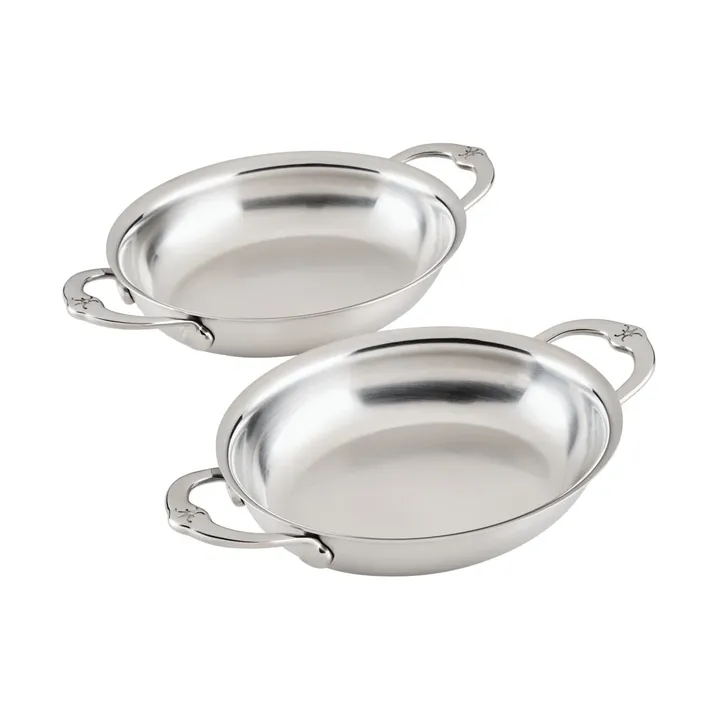 Hestan Provisions oval gratengform - Mini, åpen, 2-pakning, 17 cm - Hestan