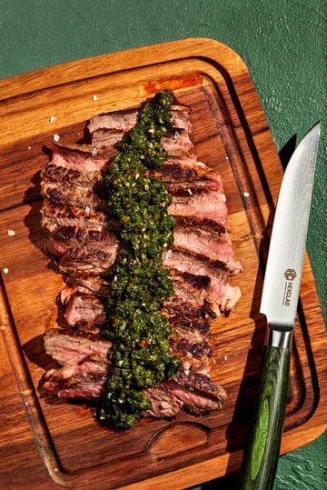 Hexclad Bistecca skjærebrett/Planke 4-pakning - Acacia - Hexclad