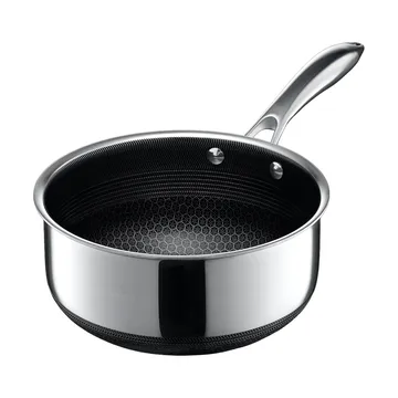 Hexclad gryte med lokk hybrid - 2,8 L - Hexclad