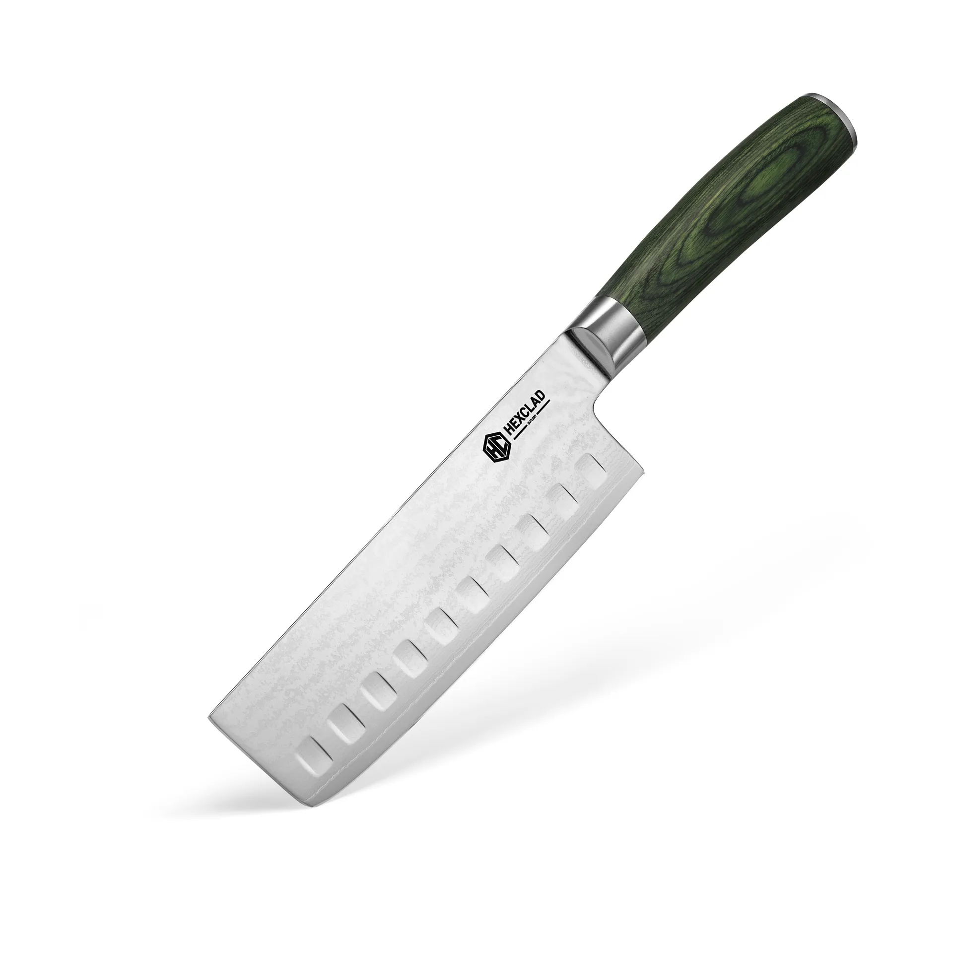Hexclad nakirikniv damaskus 16 cm, Sølv Hexclad