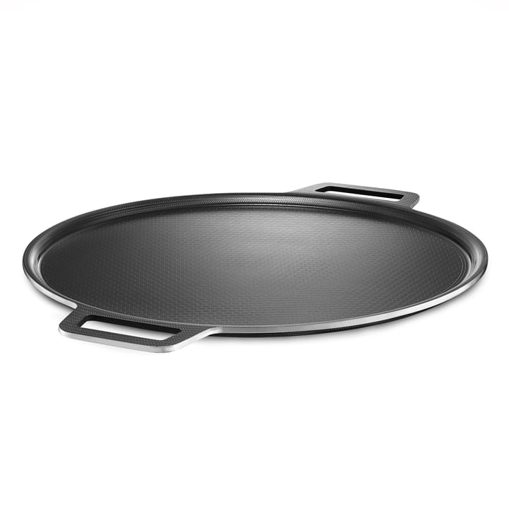 Hexclad pizzastål runde hybrid Ø35 cm - Rustfritt stål-sort - Hexclad