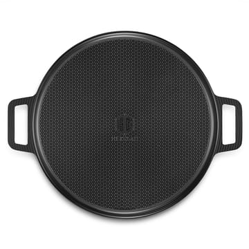 Hexclad pizzastål runde hybrid Ø35 cm - Rustfritt stål-sort - Hexclad