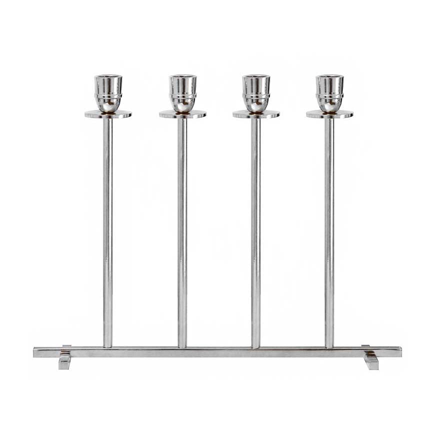 Hilke Collection Alto lysestake Nikkelbelagt messing