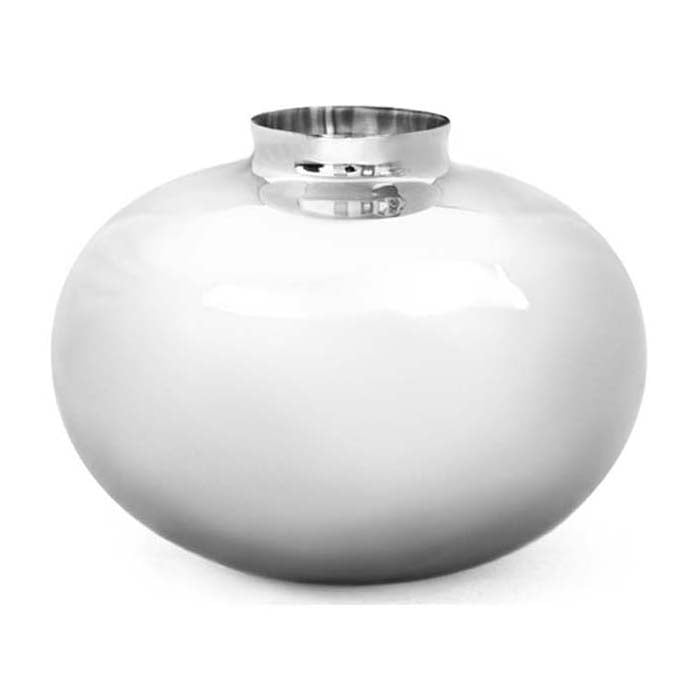 Hilke Collection Amico vase Ø20 cm Nikkelbelagt messing