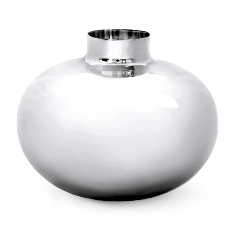 Hilke Collection Amico vase Ø29 cm Nikkelbelagt messing