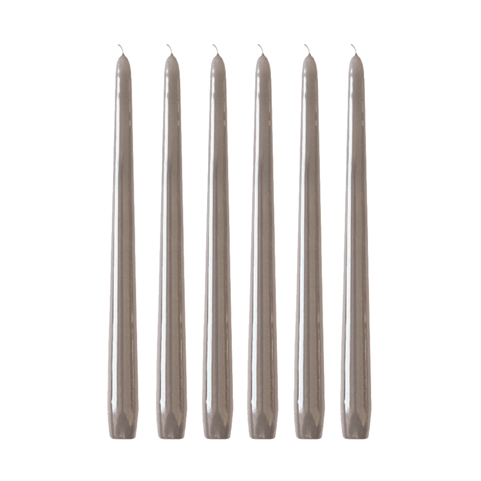 Hilke - Herregårdslys 30 cm 6 stk lin glans