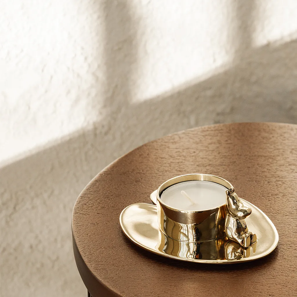 Hilke X Mumin No.3 lysestake, Messing Hilke Collection