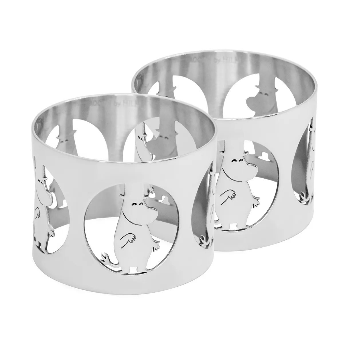 Hilke Collection Hilke X Mummitrollet serviettringer Mummipappa 2-pk Messing