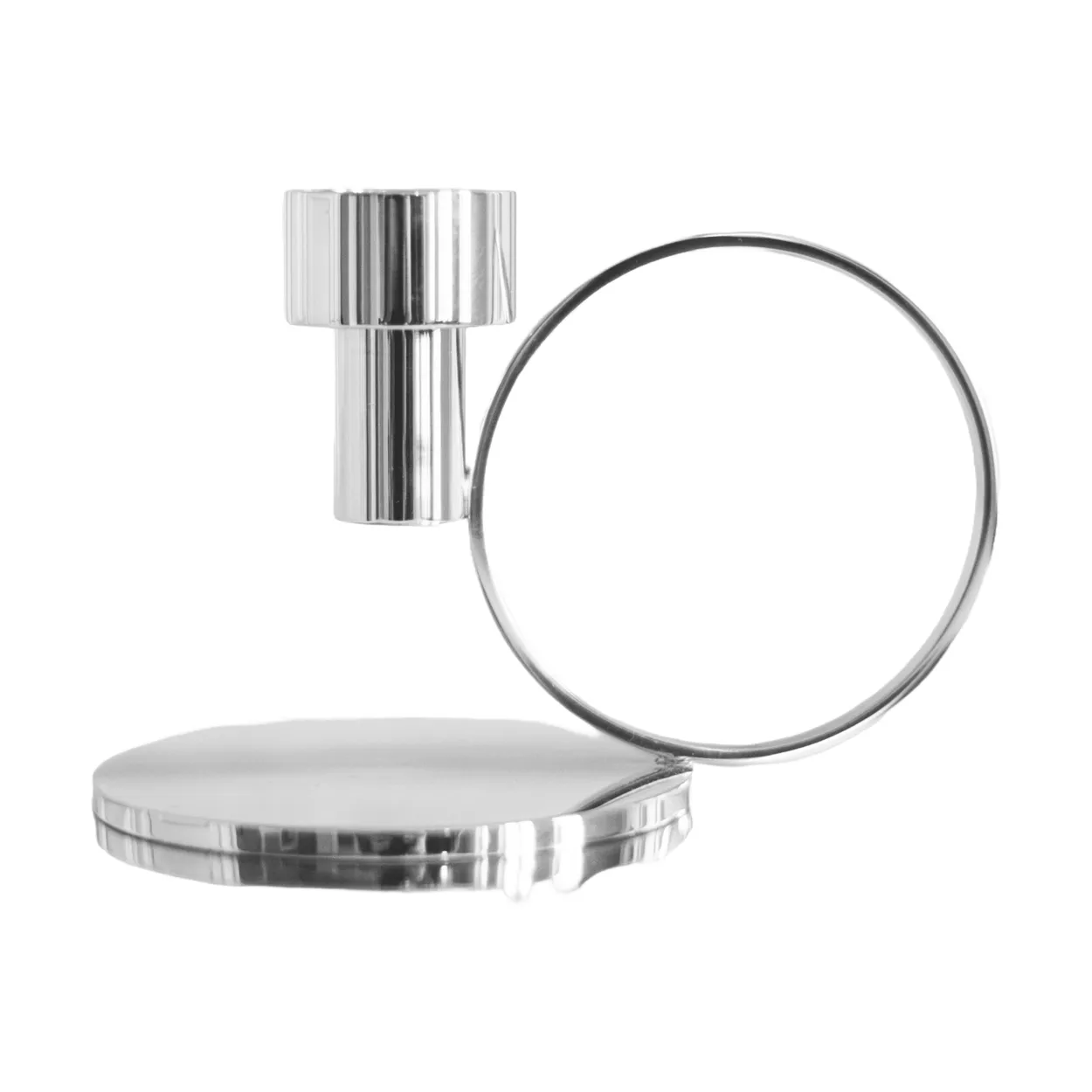 Hilke Collection Insieme lysestake Forkrommet messing