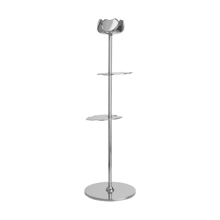 Ninfea Alta lysestake 30 cm - Forkrommet messing - Hilke Collection