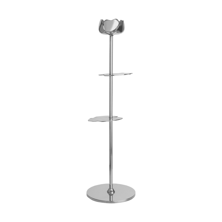 Ninfea Alta lysestake 35 cm - Forkrommet messing - Hilke Collection