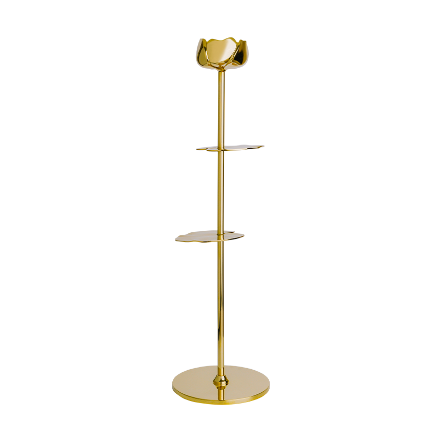 Hilke Collection Ninfea Alta lysestake 35 cm Messing