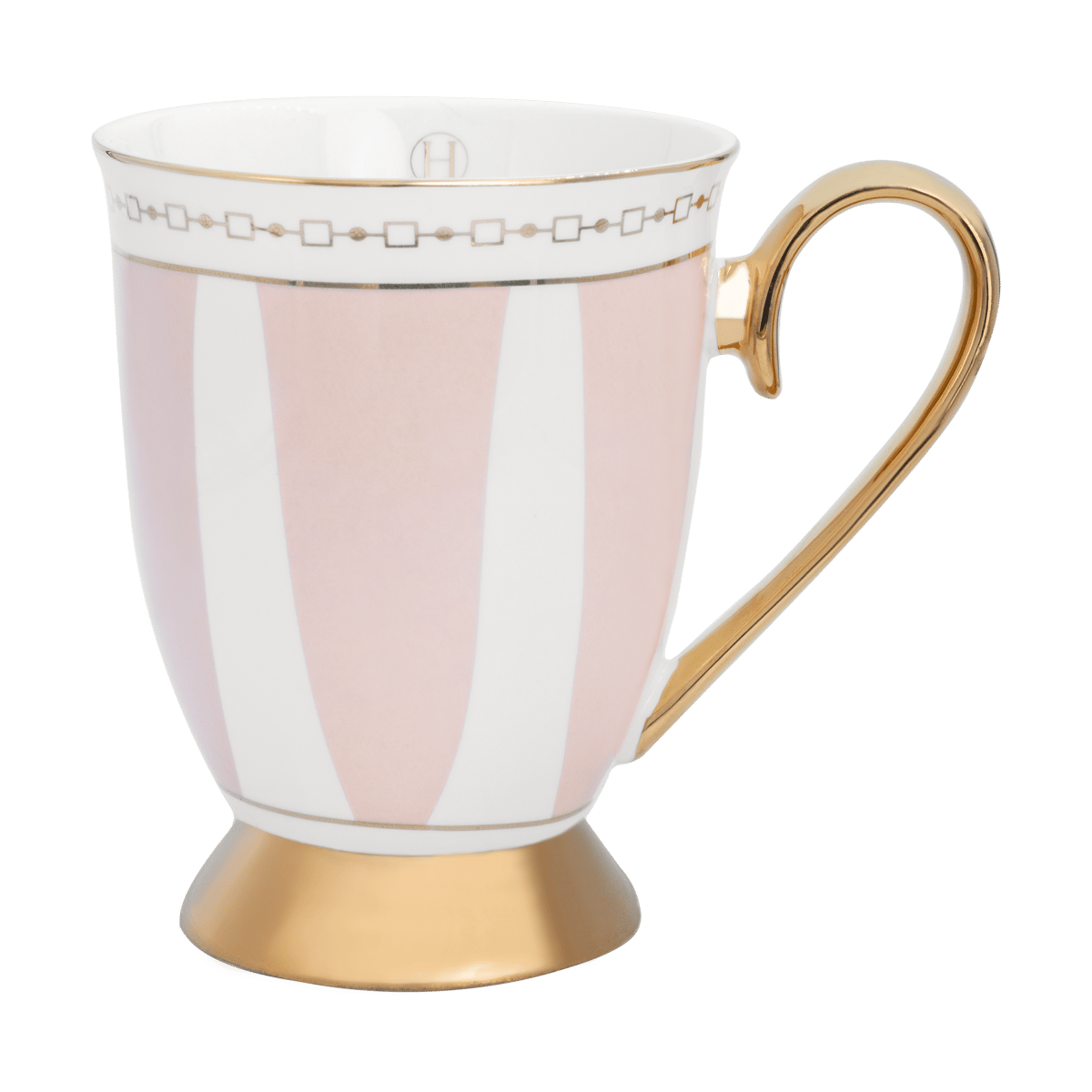 Hilke Collection Strisce Rosa krus 28 cl Rosa-hvit-gull
