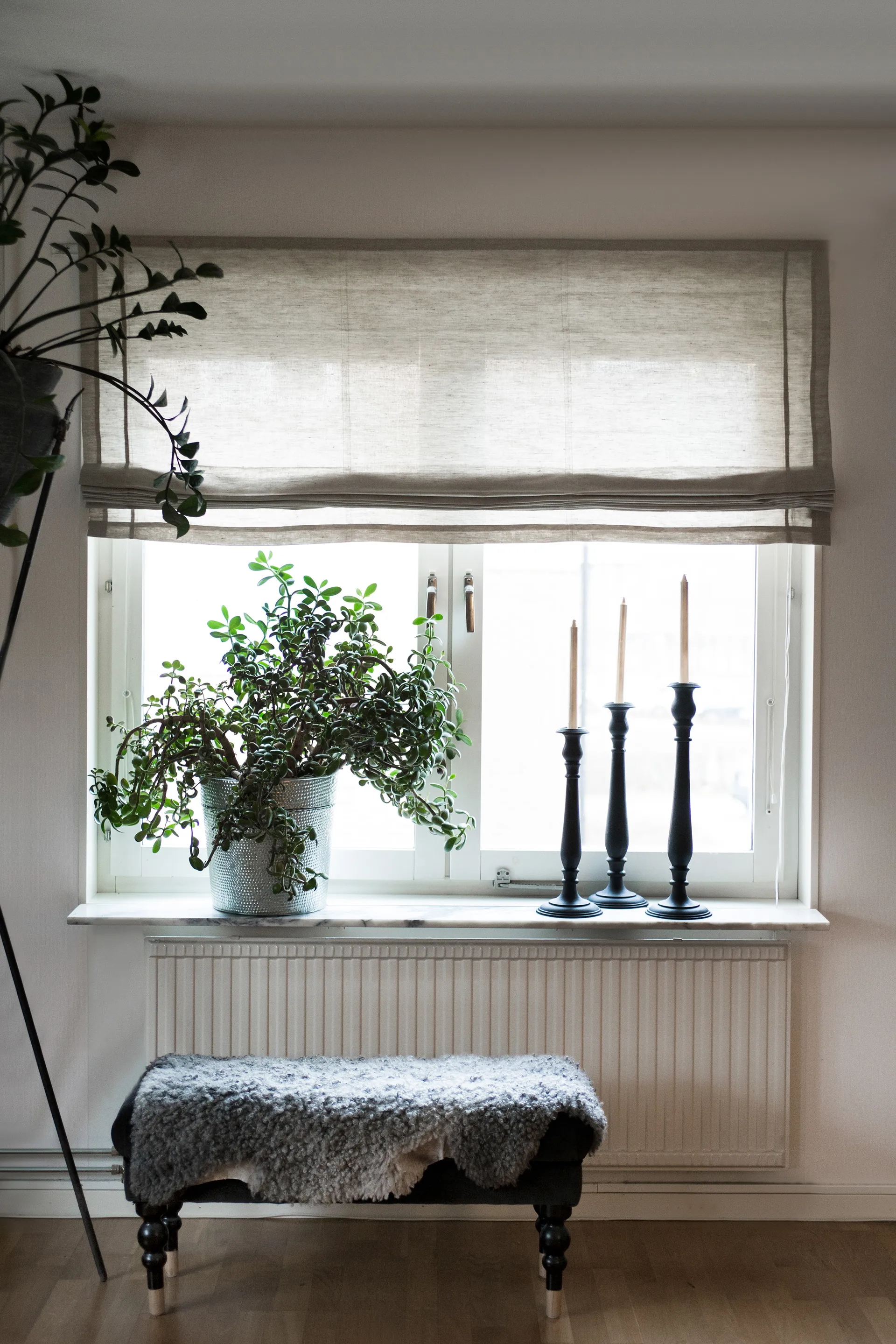 Ebba liftgardin 100x180 cm, Natural Himla