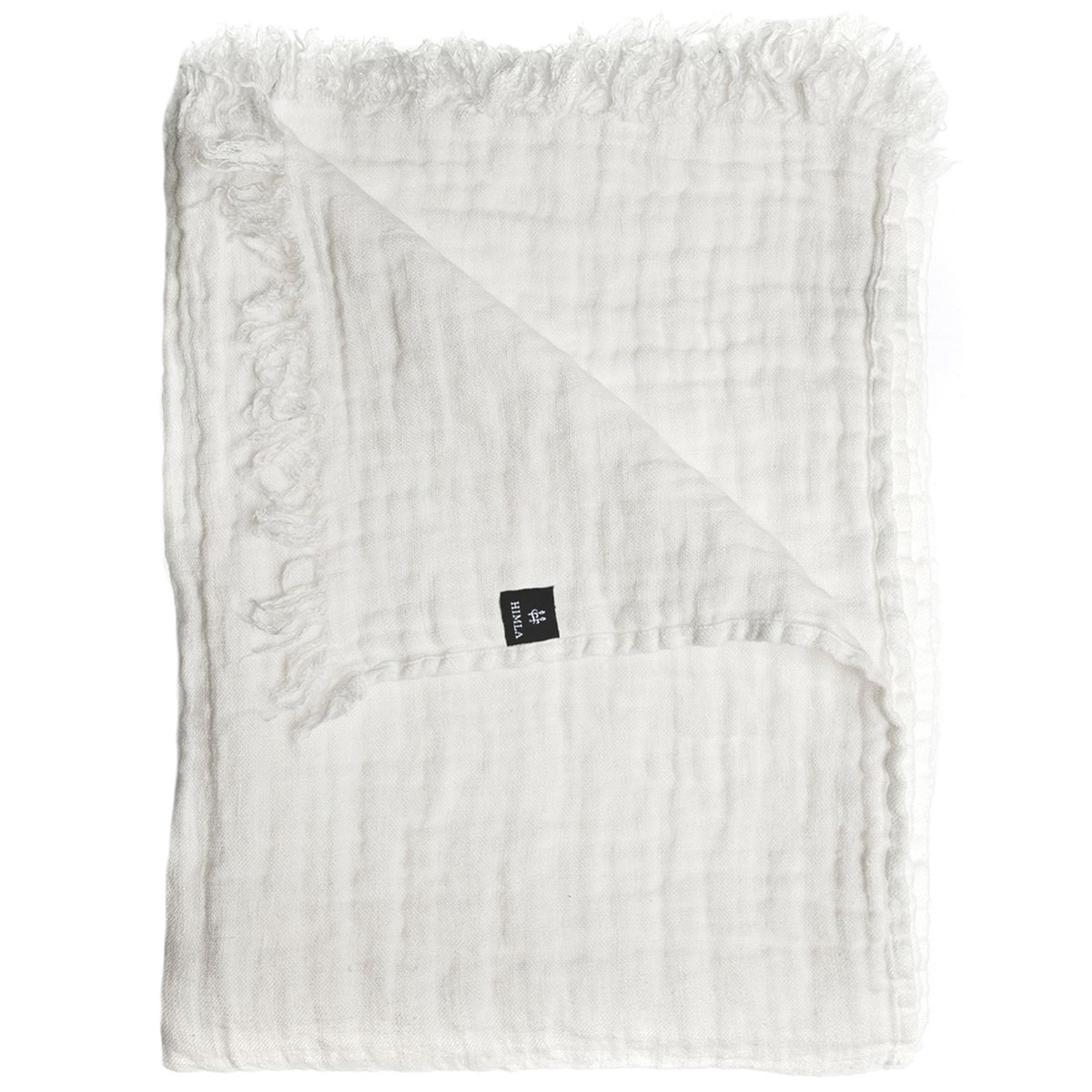 Himla Hannelin pledd 130c170 cm White-white