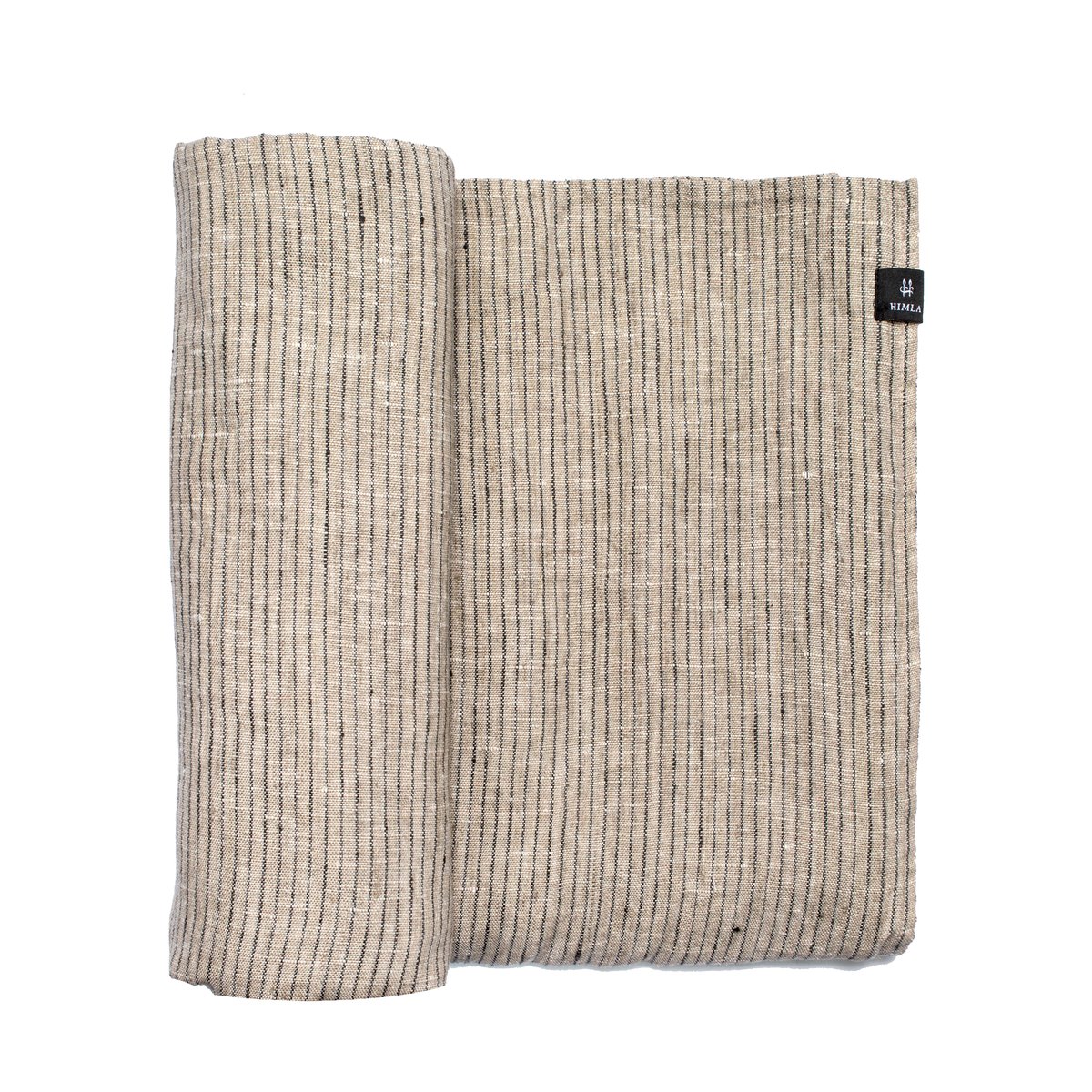 Himla Linus duk 145 x 330 cm Kohl-natural