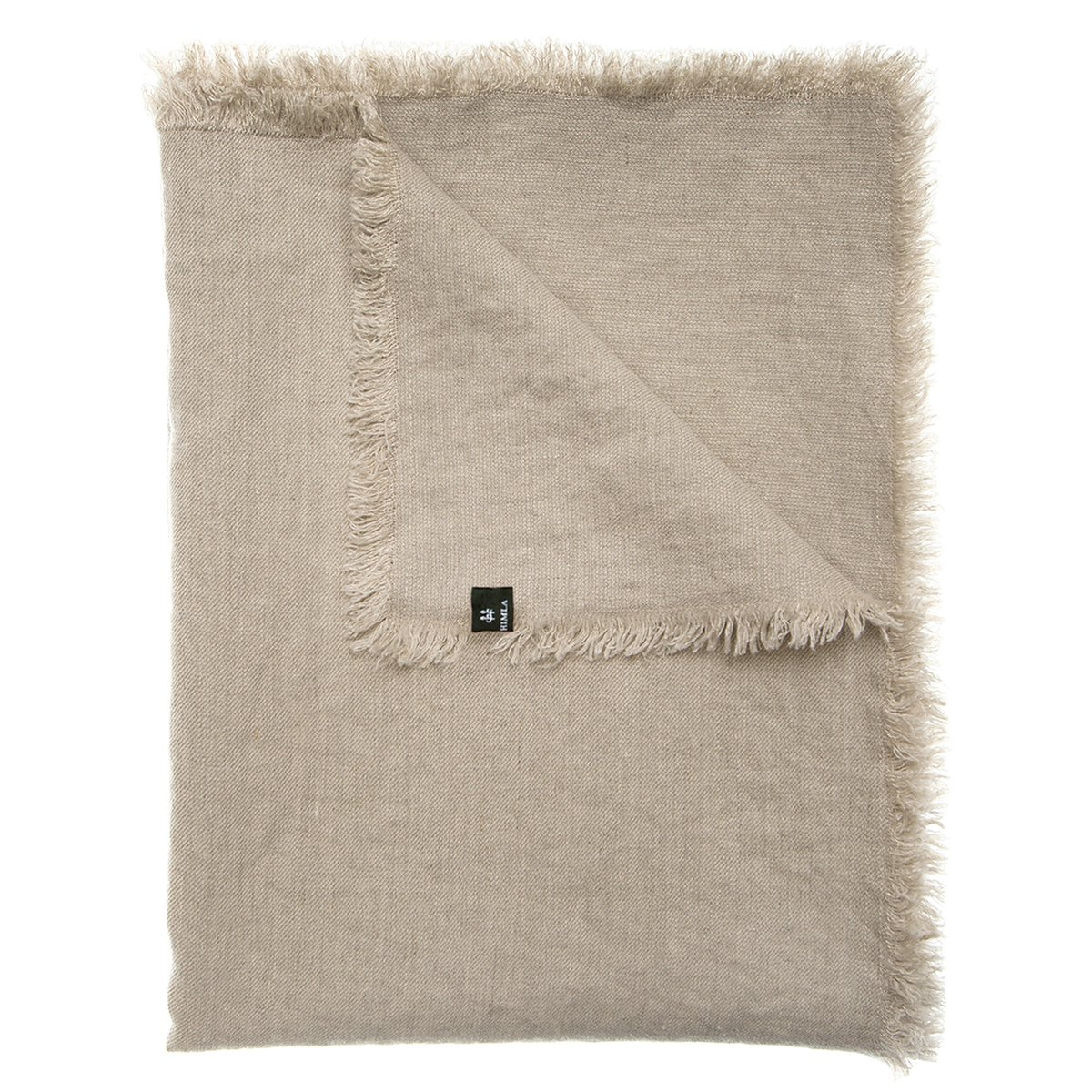 Merlin pledd i lin 130x170 cm Natural (beige)