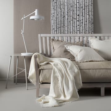 Merlin pledd i lin 130x170 cm - Off-white (hvit) - Himla