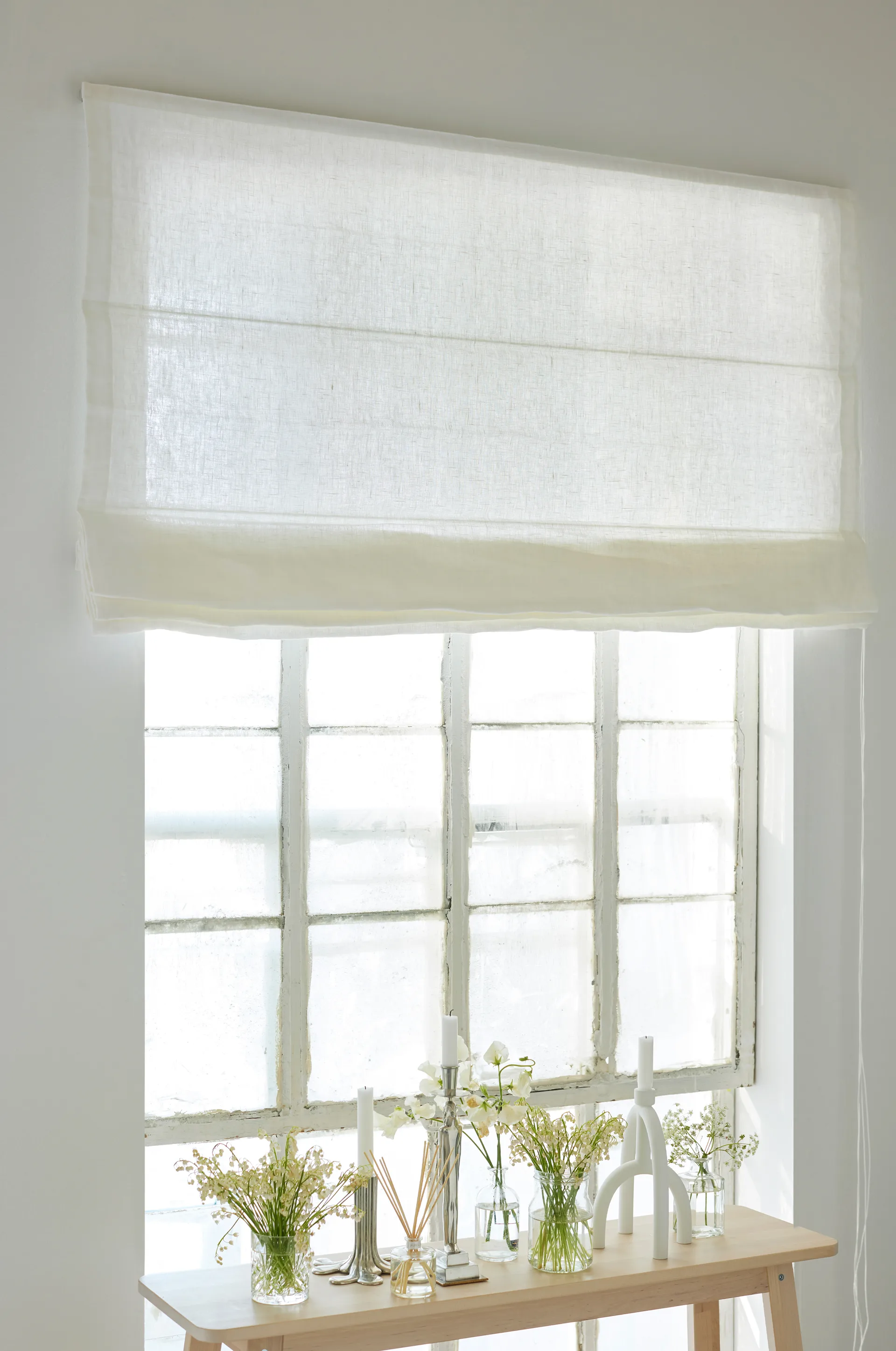 Miramar liftgardin 150 x 180 cm, White Himla