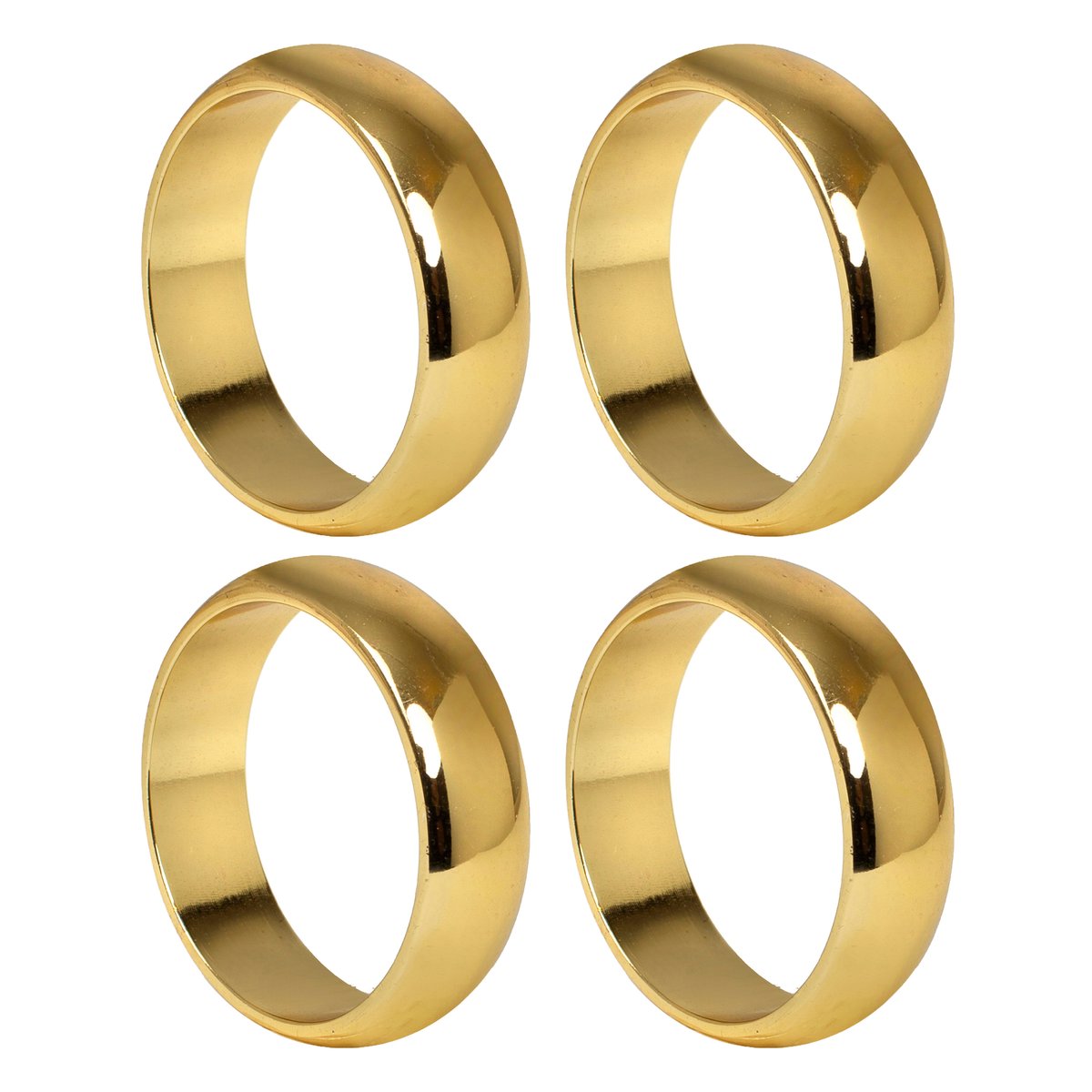 Himla Monaco serviettring Ø4 cm 4-pakning Brass