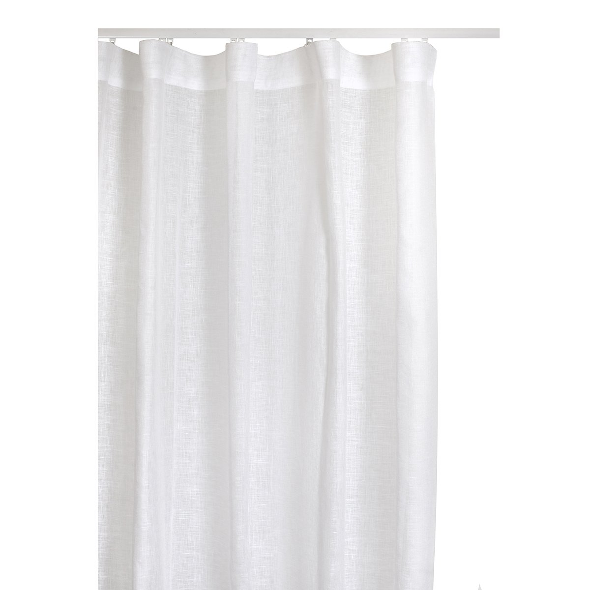 Himla Skylight gardin med plissébånd 140x290 cm Hvit