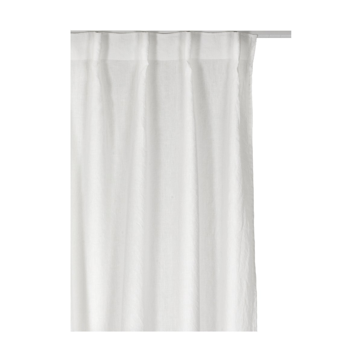 Himla Sunrise gardin med plissébånd 280x250 cm White