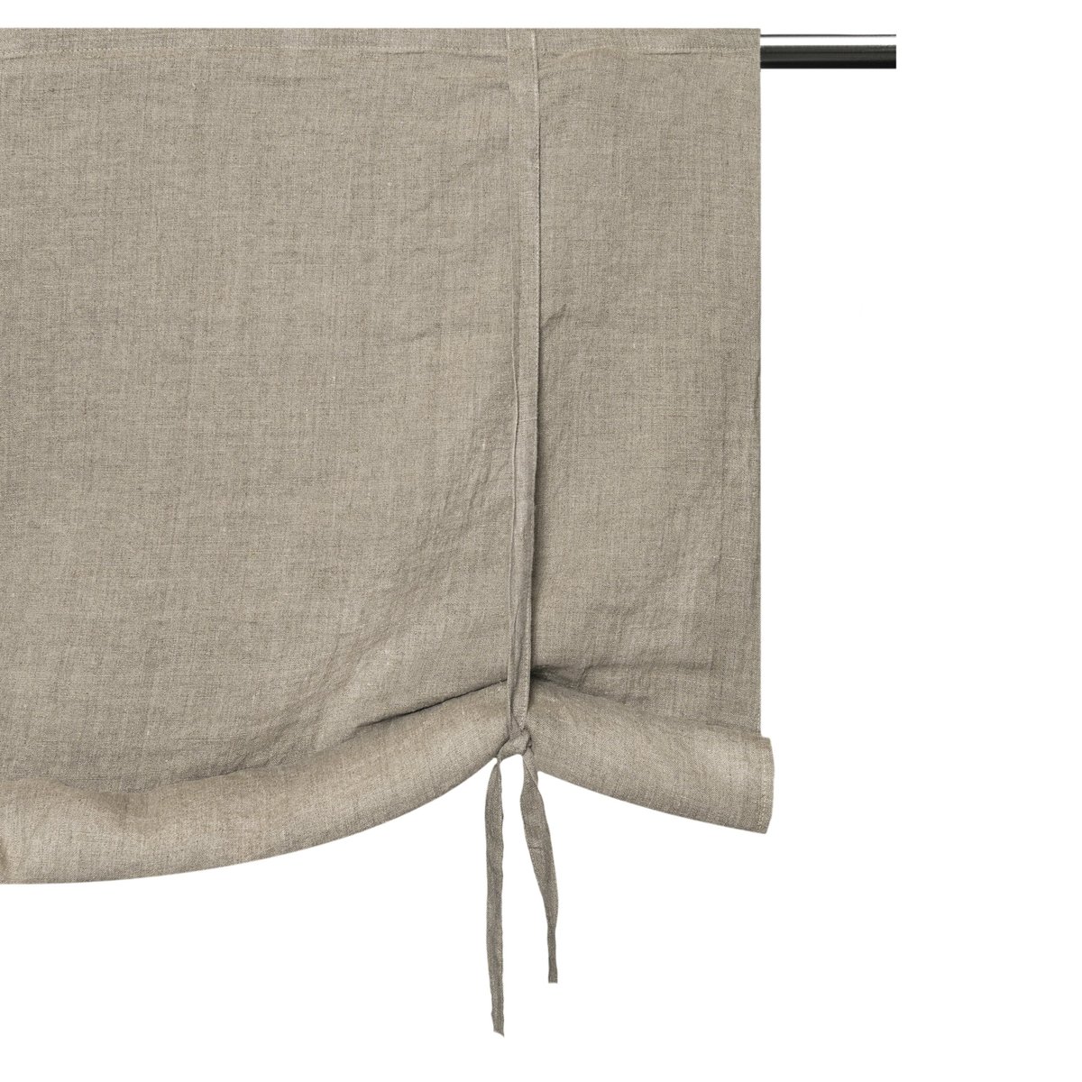 Himla Sunshine 1700-tallsgardin med kanal naturell 130x120 cm