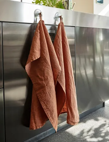 Sunshine kjøkkenhåndkle 2-pakning - Grounded, 50x70 cm - Himla