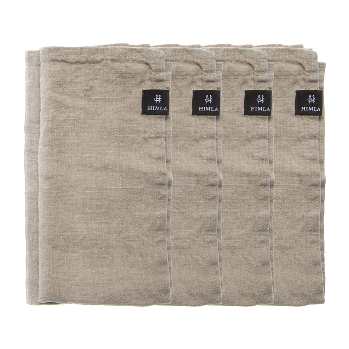 Sunshine serviett 4-pakning - naturell (beige) - Himla