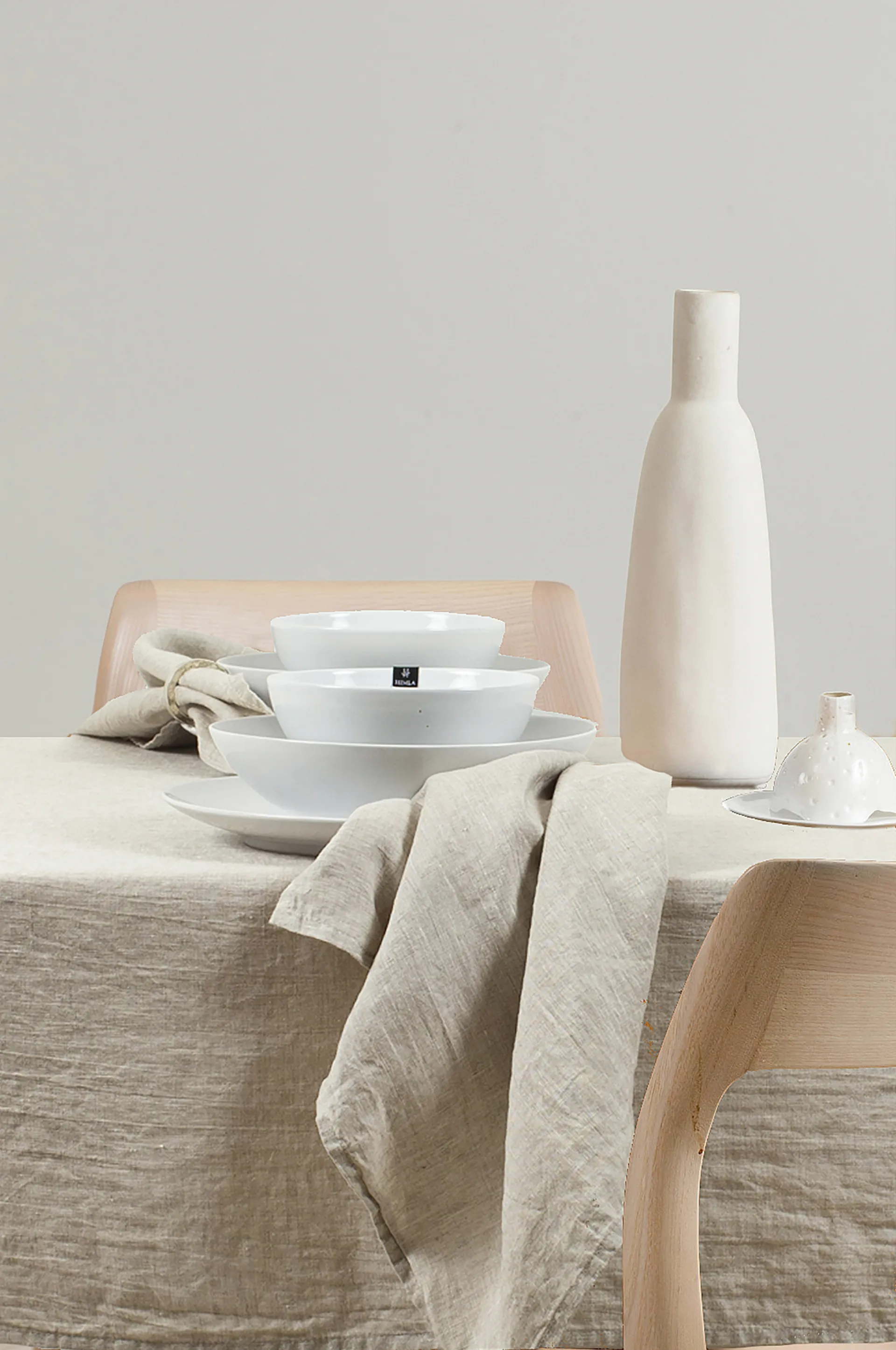 Sunshine serviett 4-pakning, Oatmeal (natur) Himla