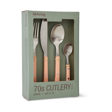 70's bestikksett 16 deler - Peach - HKliving