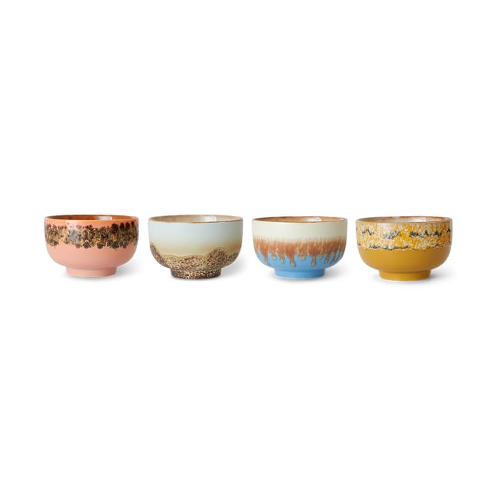 70's bolle Ø13,5 cm 4-pakning, Seabreeze HKliving