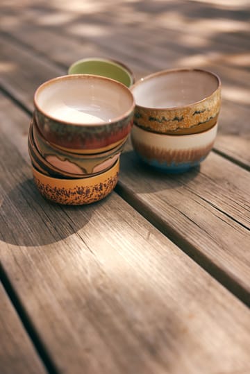 70's bolle Ø13,5 cm 4-pakning - Seabreeze - HKliving