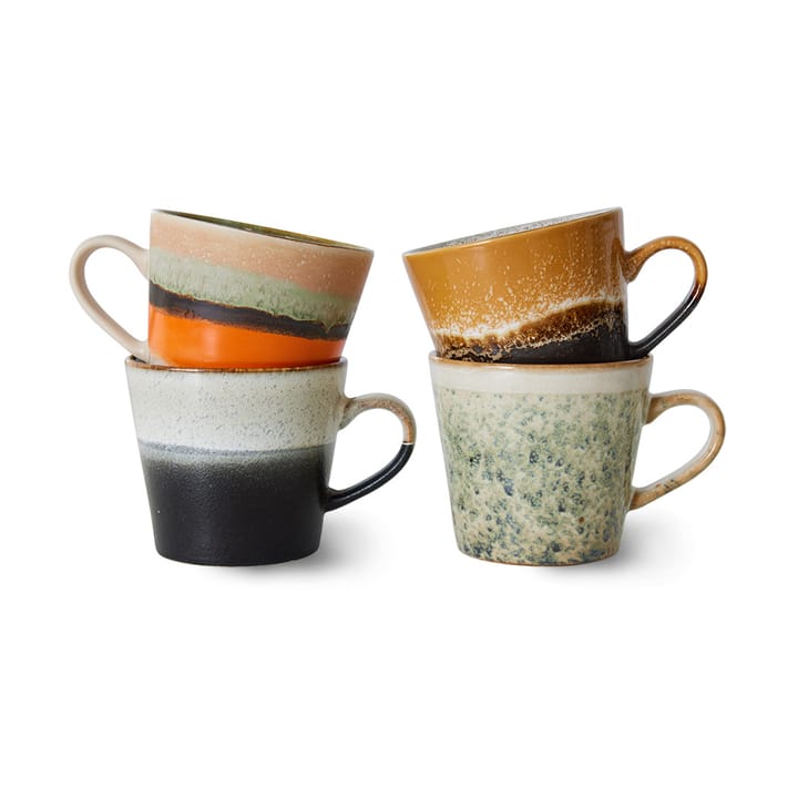 70's cappuccinokopp 4-pk, Verve HKliving