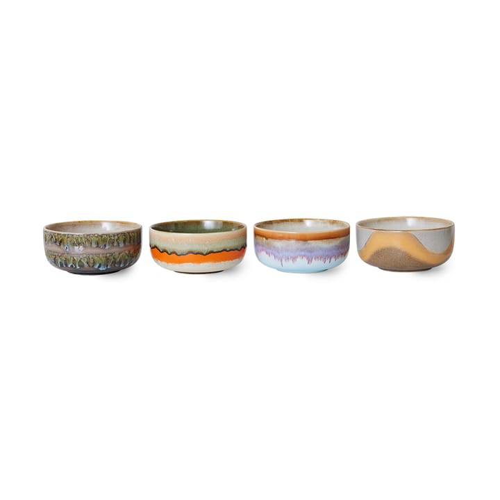 70's dessertbolle 4-pakning - Reef - HKliving