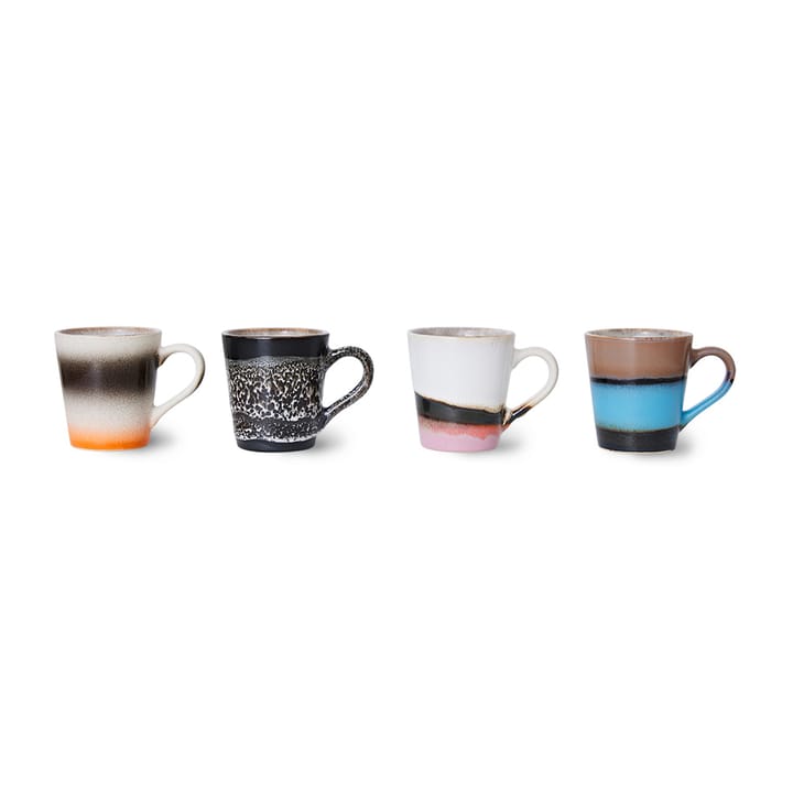 70's espressokopp 4-pk - Funky - HKliving