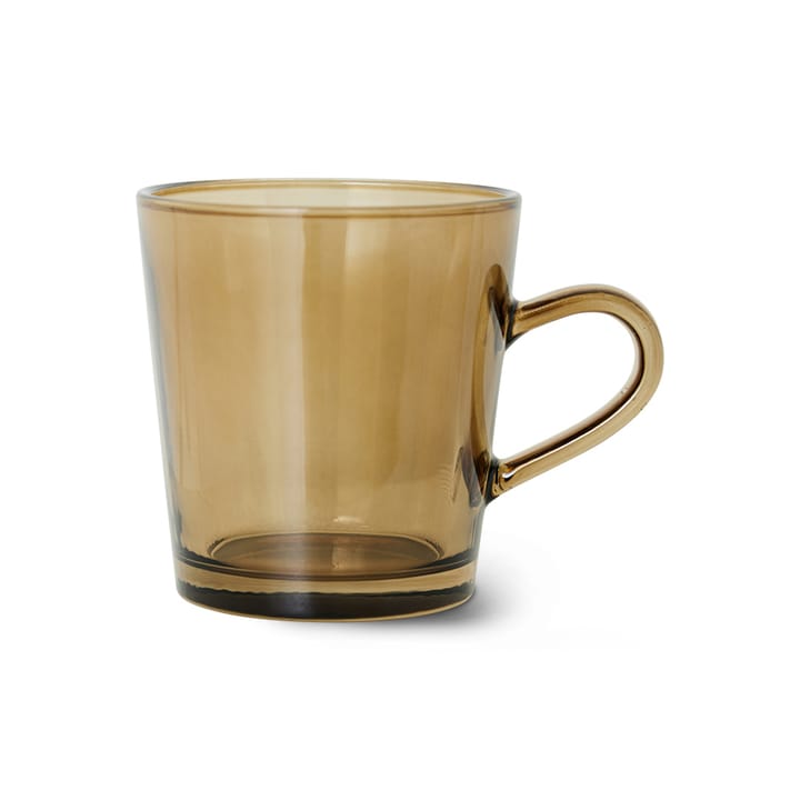 70's glassware kaffekopp 20 cl 4-pakning, Mud brown HKliving